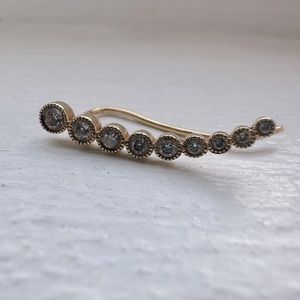 EF 14k diamond cuff crawler